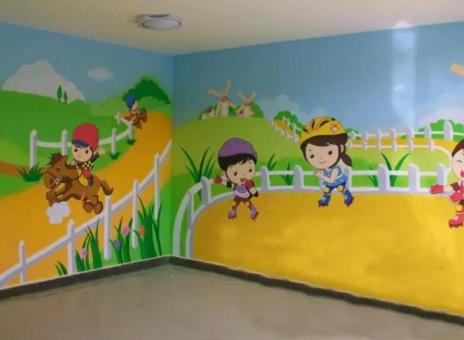 周口幼儿园墙体彩绘制作流程及注意事项