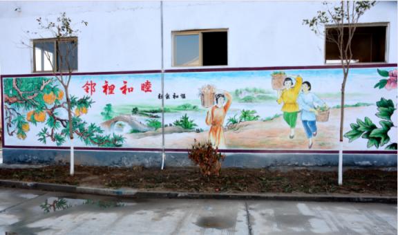 周口乡镇文化墙 乡风文明焕发新活力