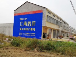 周口农村墙体广告在不同形式上面展现的不同特色