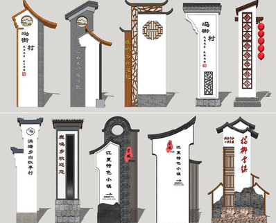 周口美丽乡村标识标牌有哪些分类？