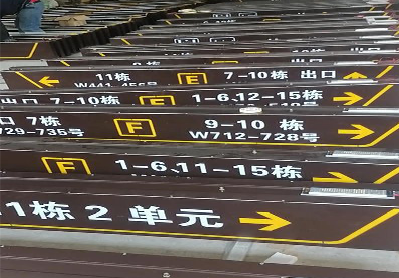 周口广告标识中，常见的几种安装方式。