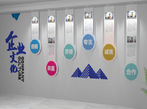 周口企业文化墙需要传递什么办公文化？