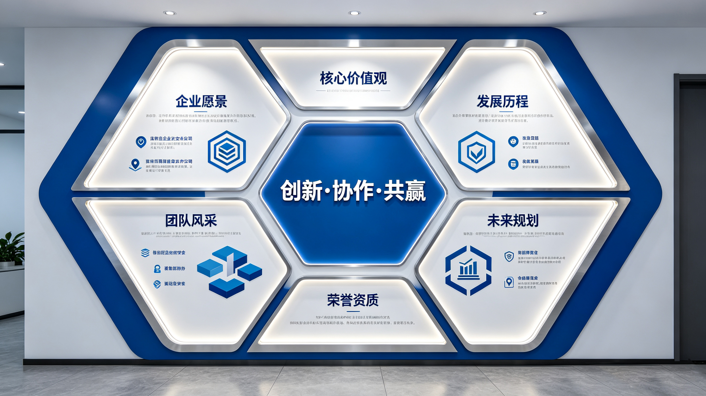 周口企业文化墙六边形避坑指南（新手常犯5个错误）